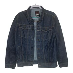 TONY HAWK MENS LARGE CLASSIC DARK DENIM JEAN JACKET